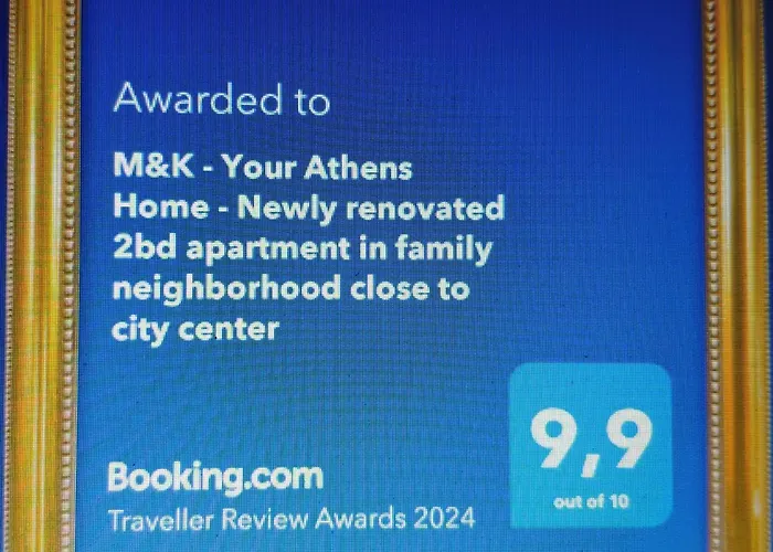 Μ&Κ - Your Athens Home - Νewly Renovated 2Bd Apartment In Family Neighborhood Close To City Center
